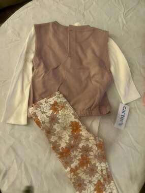 Adorable Carter's 3-Piece Baby Outfit Set - New with Tags - Size 24 Months